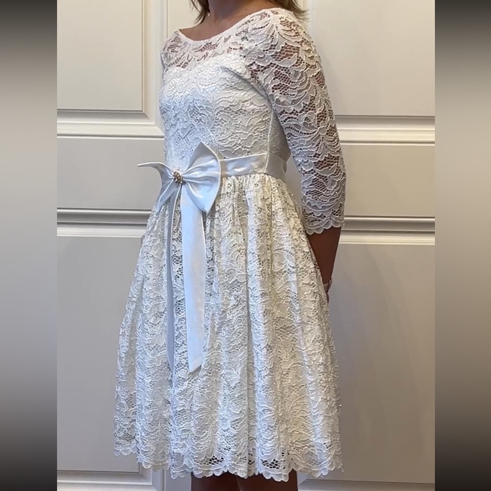 Rare Editions Lace Dress NWOT